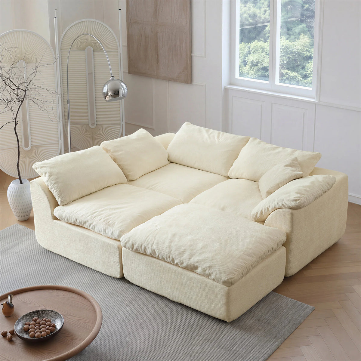 Yeflixvrau Modern Modular Sectional Sofa