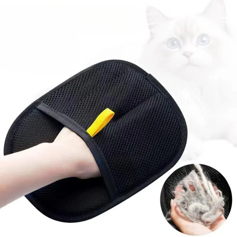 Reusable Double Sided Pet Hair Removal Gloves