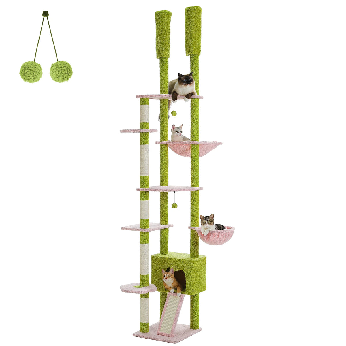 Petepepla Floor To Ceiling Cat Tree Tower