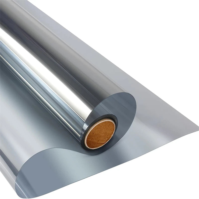 Daytime Privacy Window Film Non-Adhesive Cling Heat Control