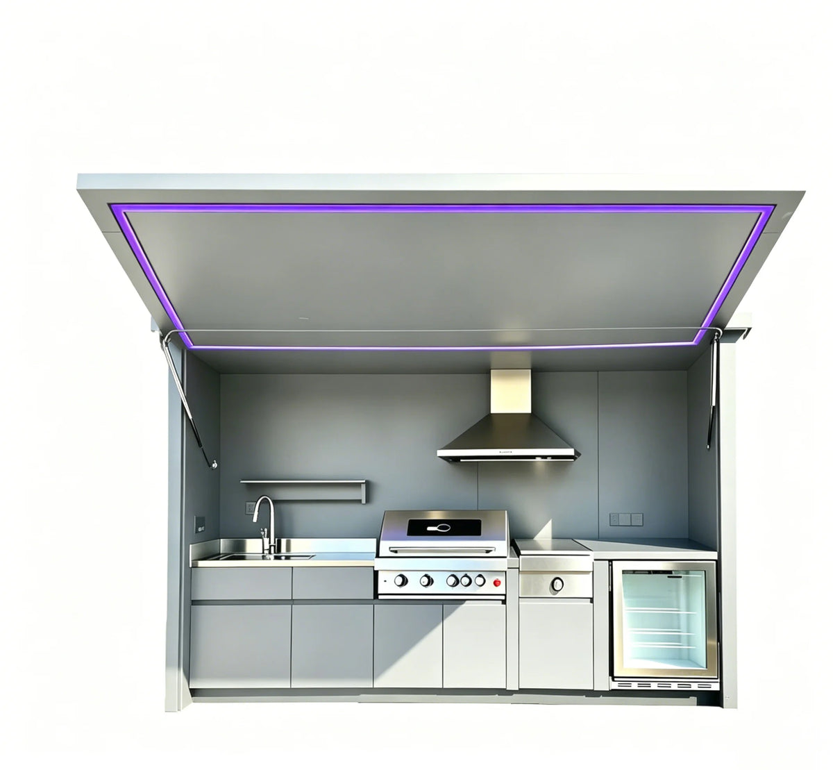 Modular Stainless Steel Outdoor Kitchen Cabinet
