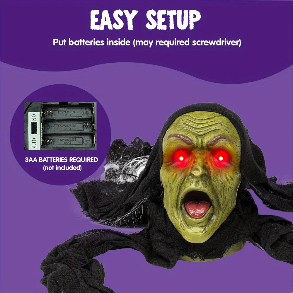Joyfy Realistic Crawling Zombie Halloween Groundbreaker