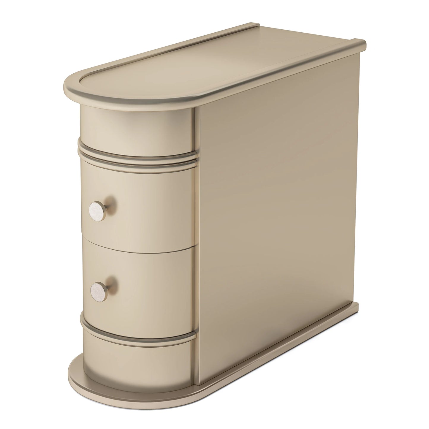 Tribesigns Solid Wood End Table With Drawer
