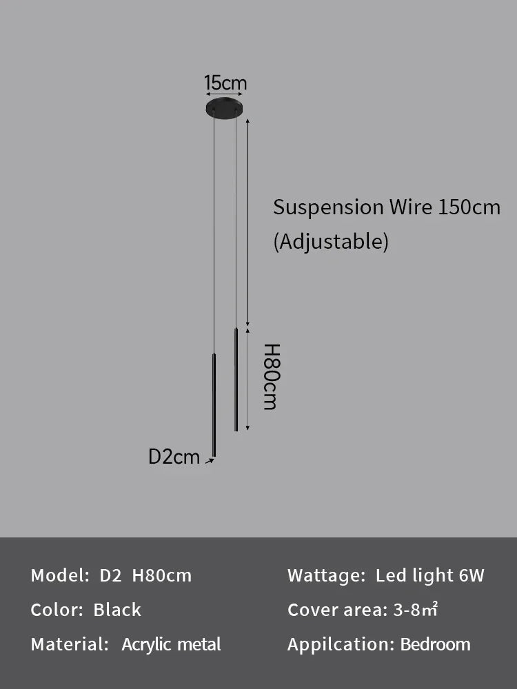 SaloEElaitte Modern Minimalist LED Pendant Lights