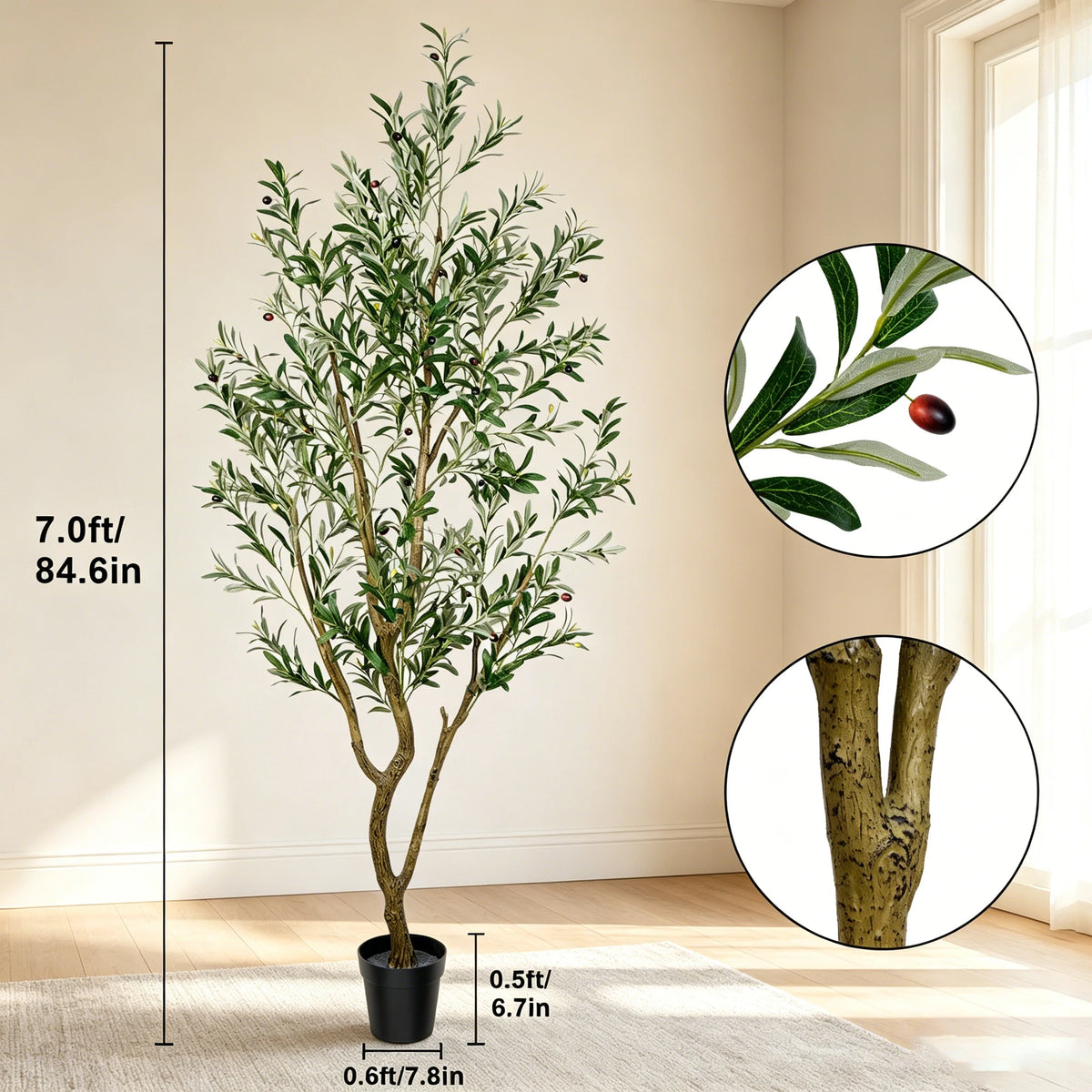 Olitree Artificial Olive Tree for Home Decor