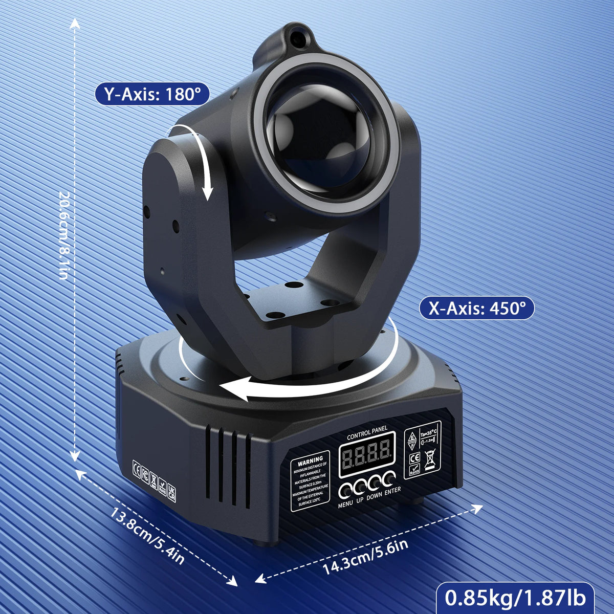 U'King LED Moving Head Stage Light