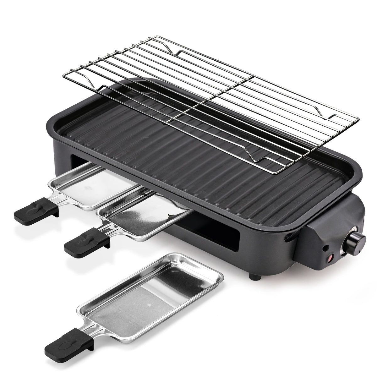 Sumetas Smokeless Electric Grill With Removable Griddle