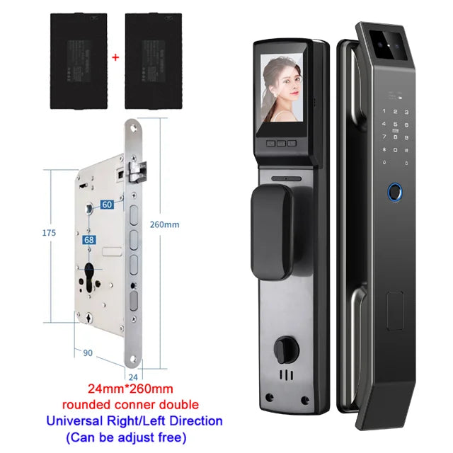 YKESDL 3D Face Recognition Biometric Door Lock