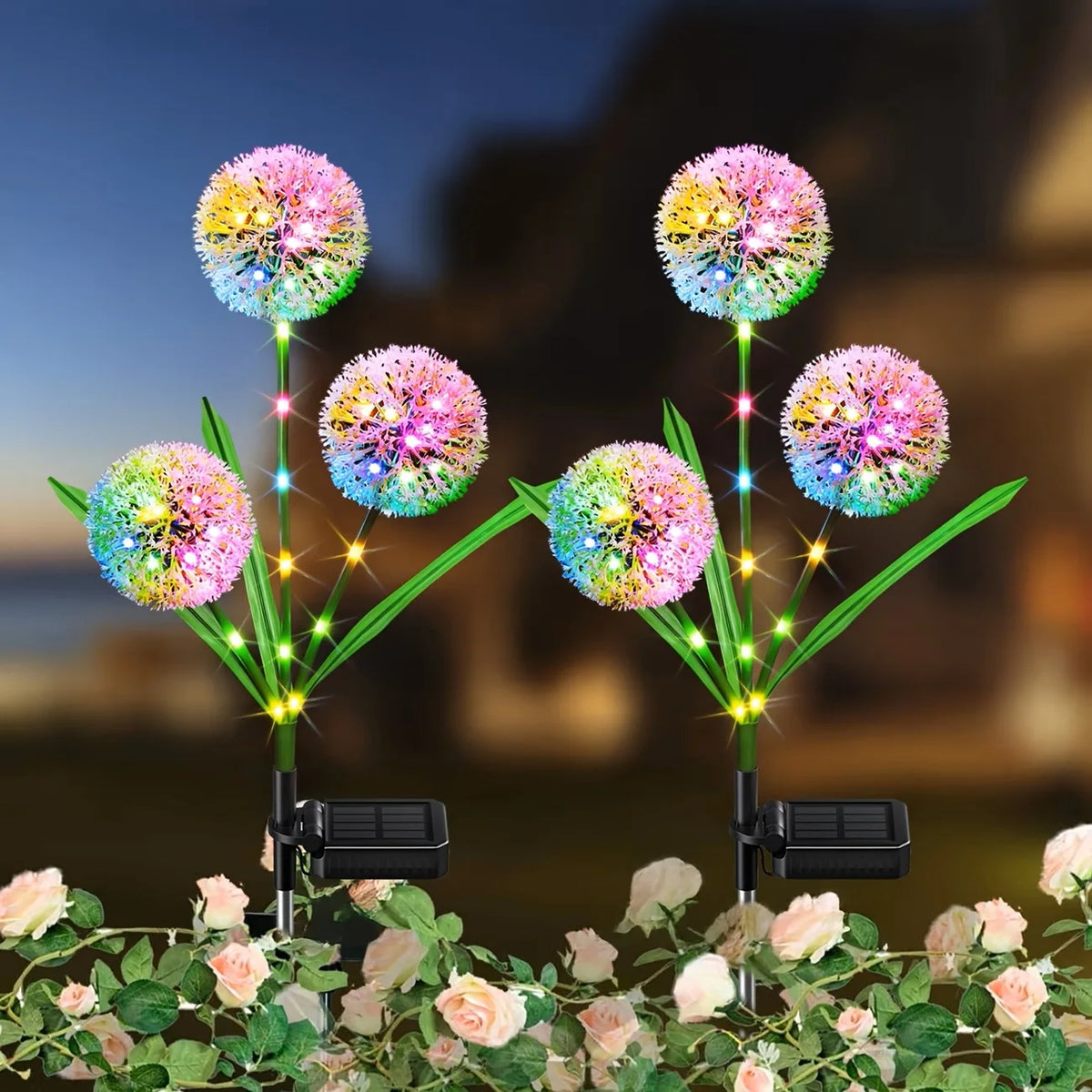 Solar LED Dandelion Outdoor Garden Decorative Lights
