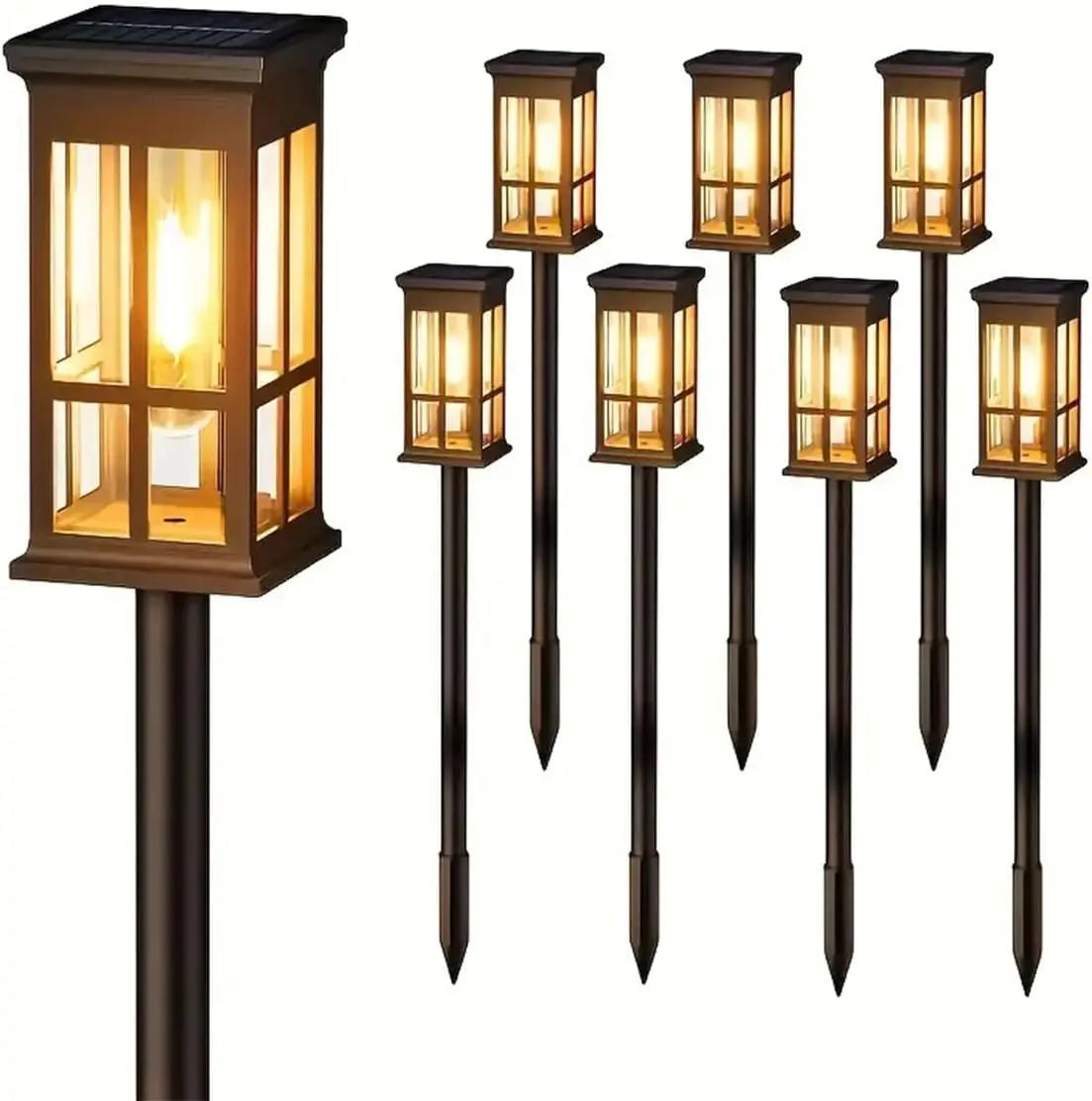 LED Solar Pathway Light Waterproof Outdoor Garden Lamp