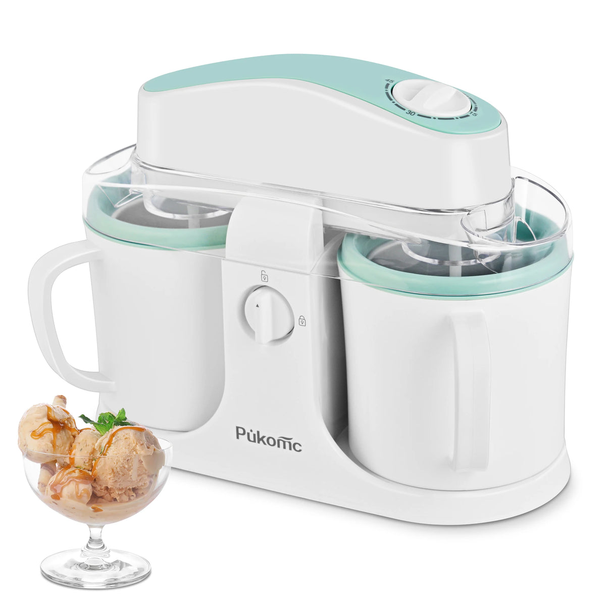 Sumetas Dual Cup Ice Cream And Popsicle Maker