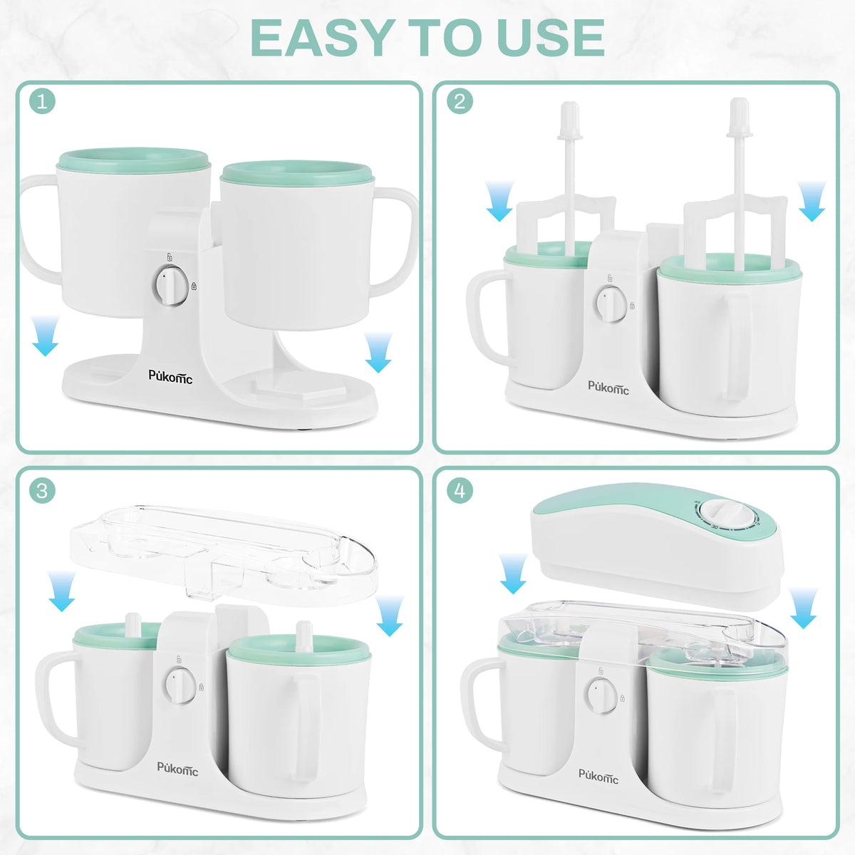 Sumetas Dual Cup Ice Cream And Popsicle Maker