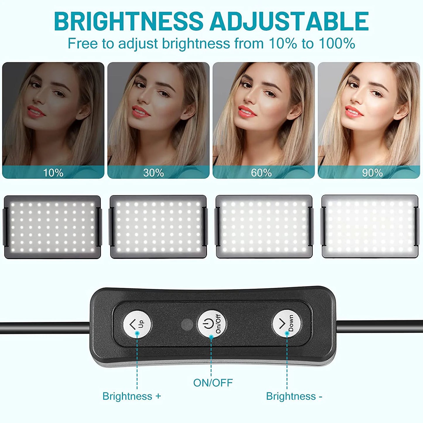 Baodeli LED Video Light Panel With Tripod