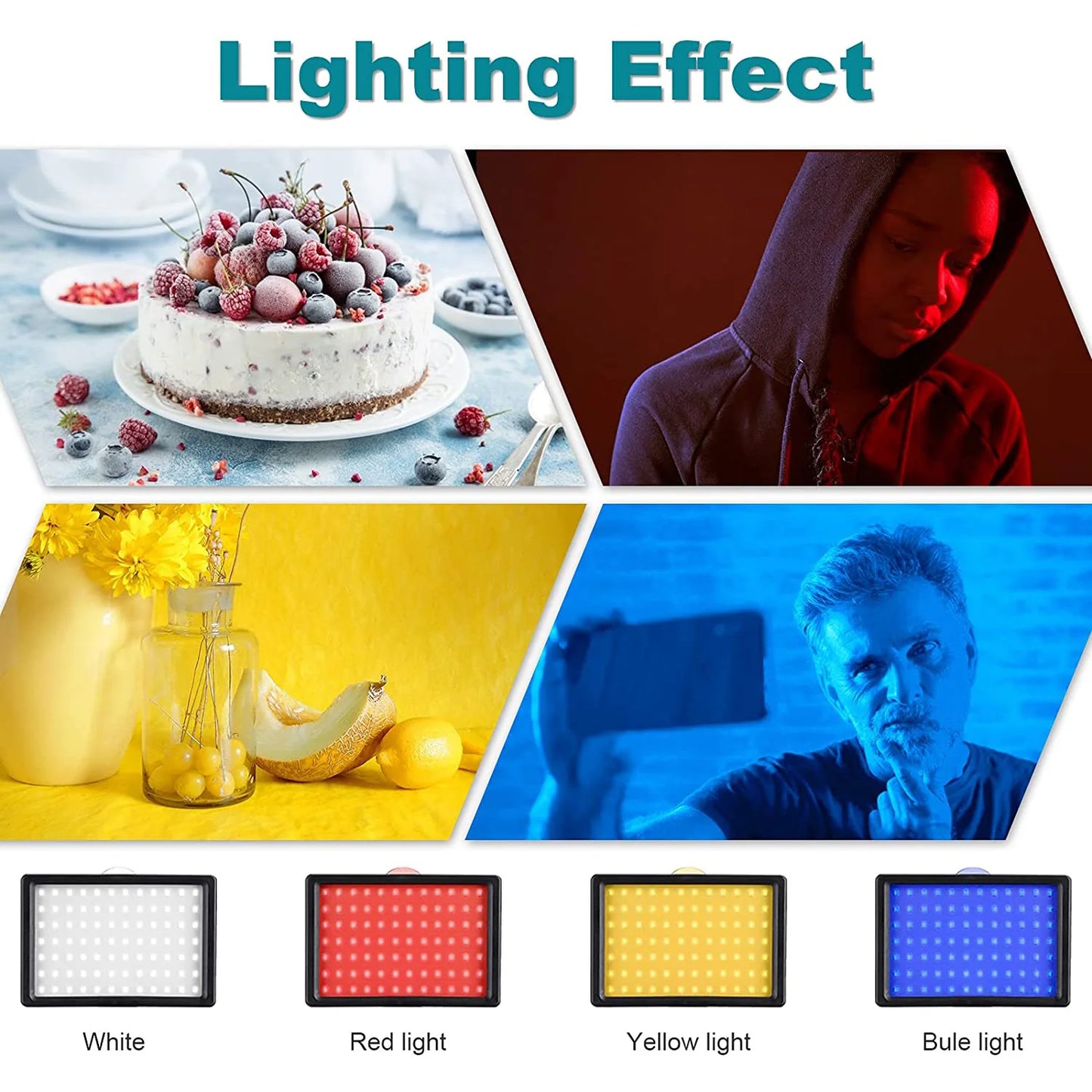 Baodeli LED Video Light Panel With Tripod