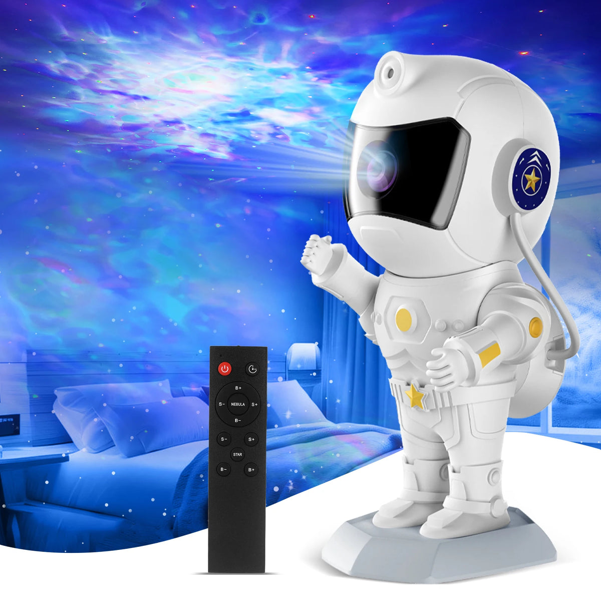 Astronaut Starry Sky Night Light Projector With Remote