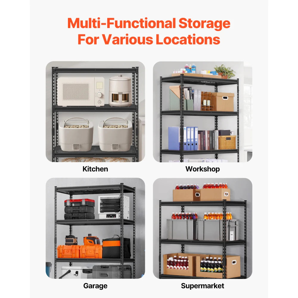 Mojy Heavy Duty Adjustable Steel Storage Shelves