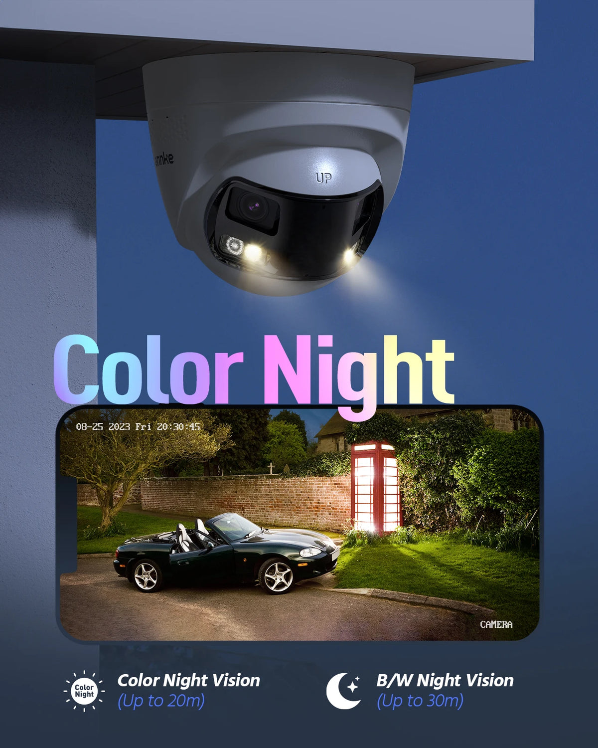 Annke 8MP Dual Lens PoE Outdoor Security Camera