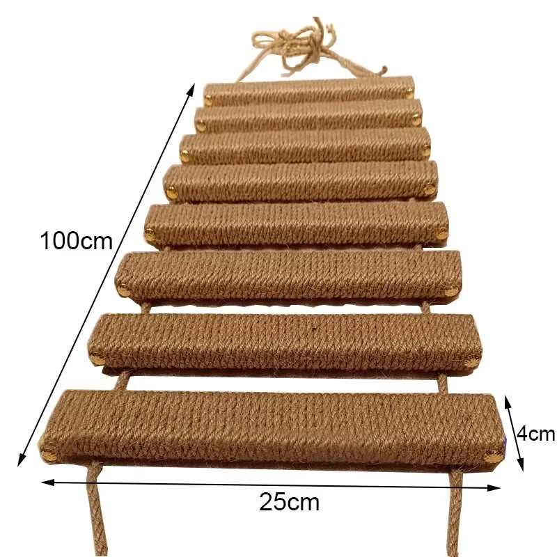 CWV Cat Wall Climbing Shelf With Sisal Scratcher