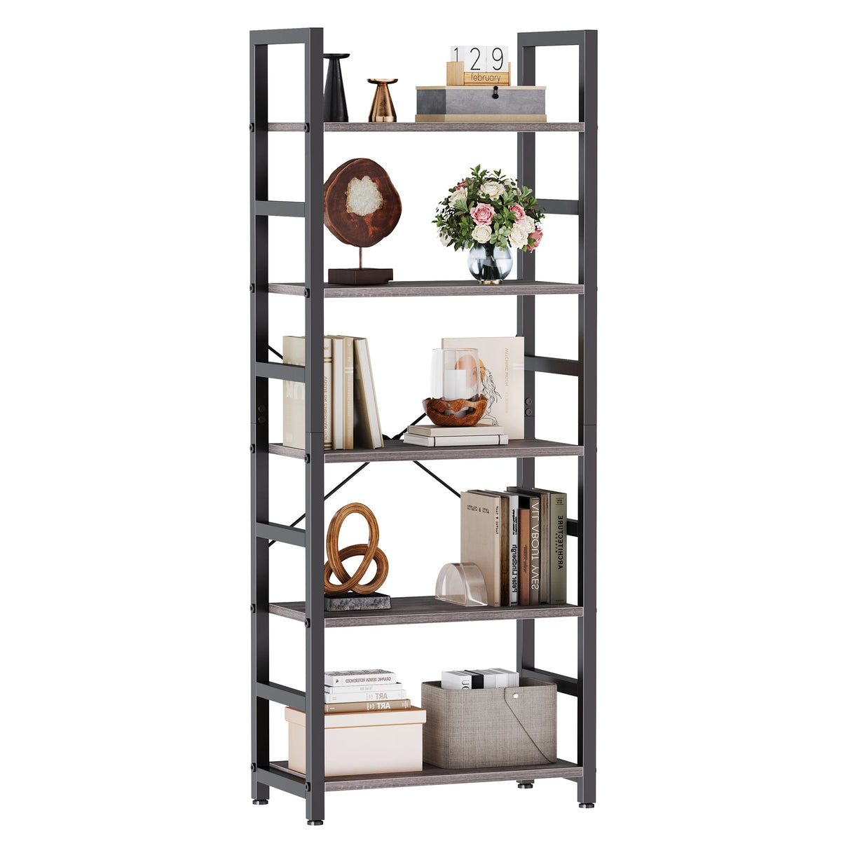 MCQ Wooden Standing Display Bookshelf
