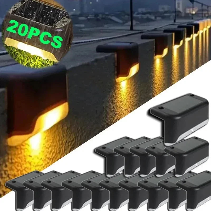 XIWANGFIRE Solar LED Step Lamp Outdoor Path Light