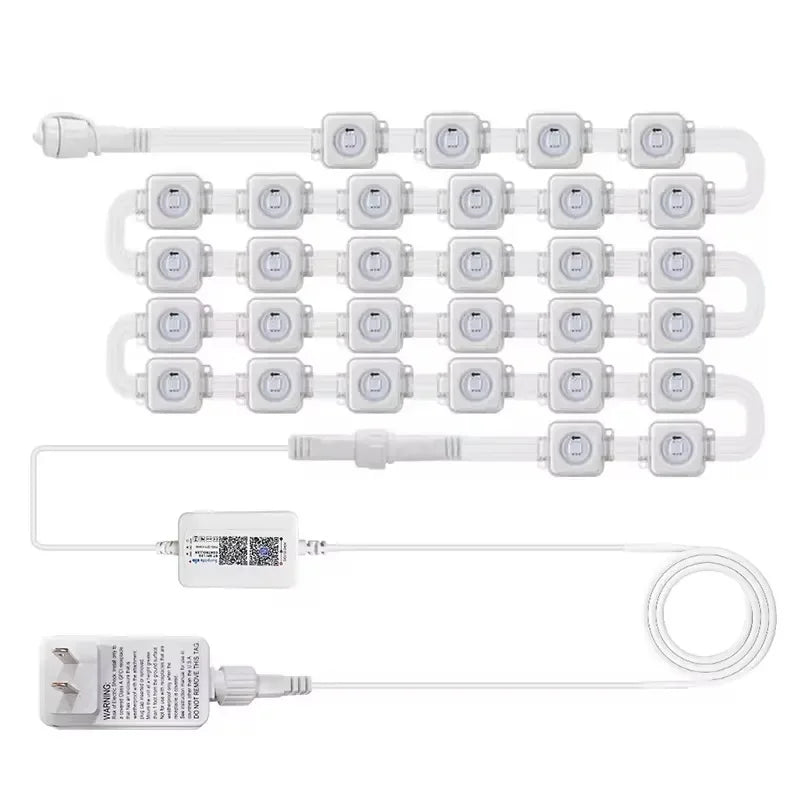 MIMIRGB Smart RGBIC Permanent Outdoor Eaves Lights