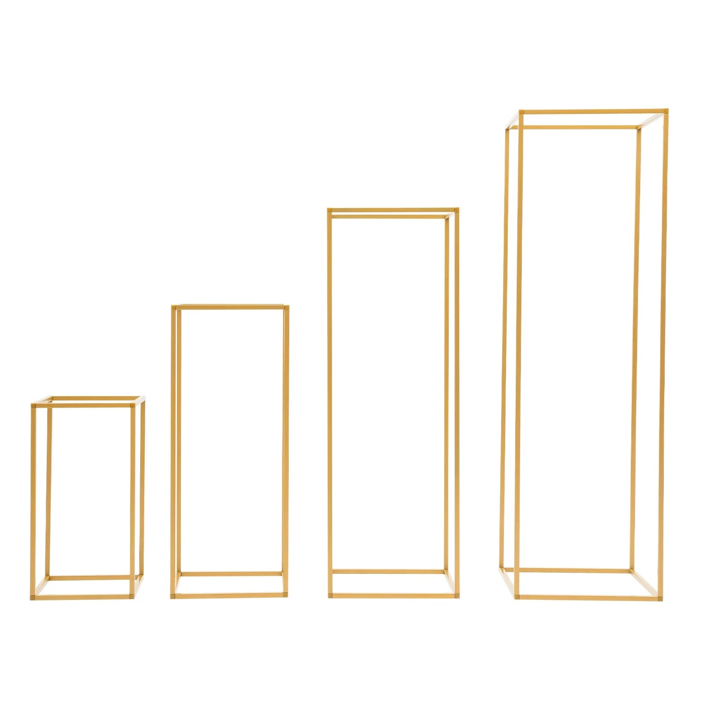 Metal Flower Stand Set For Wedding Column Display Racks