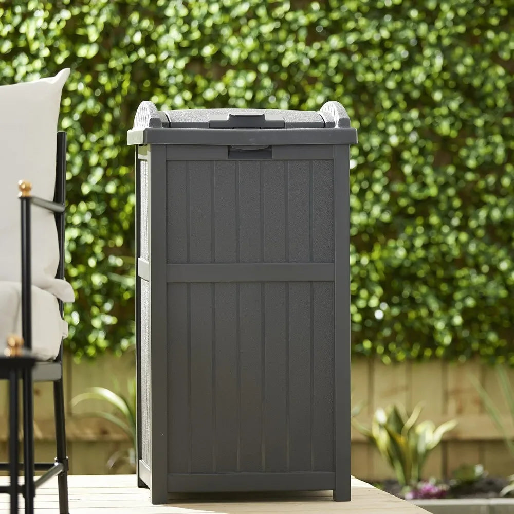 Suncast Outdoor Resin Trash Hideaway