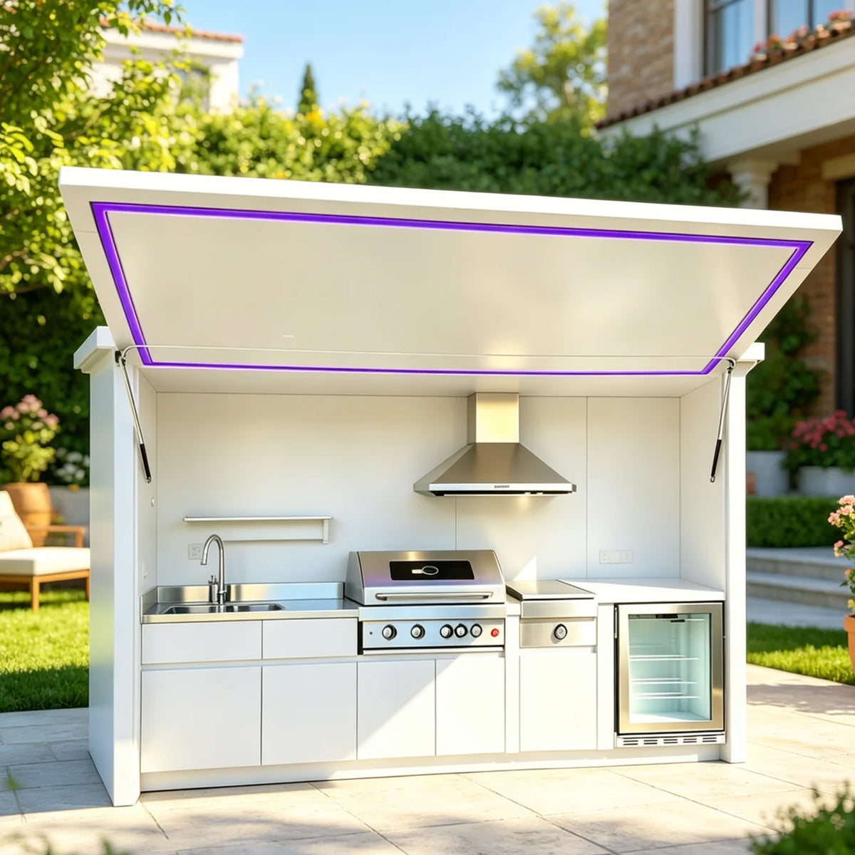 Modular Stainless Steel Outdoor Kitchen Cabinet