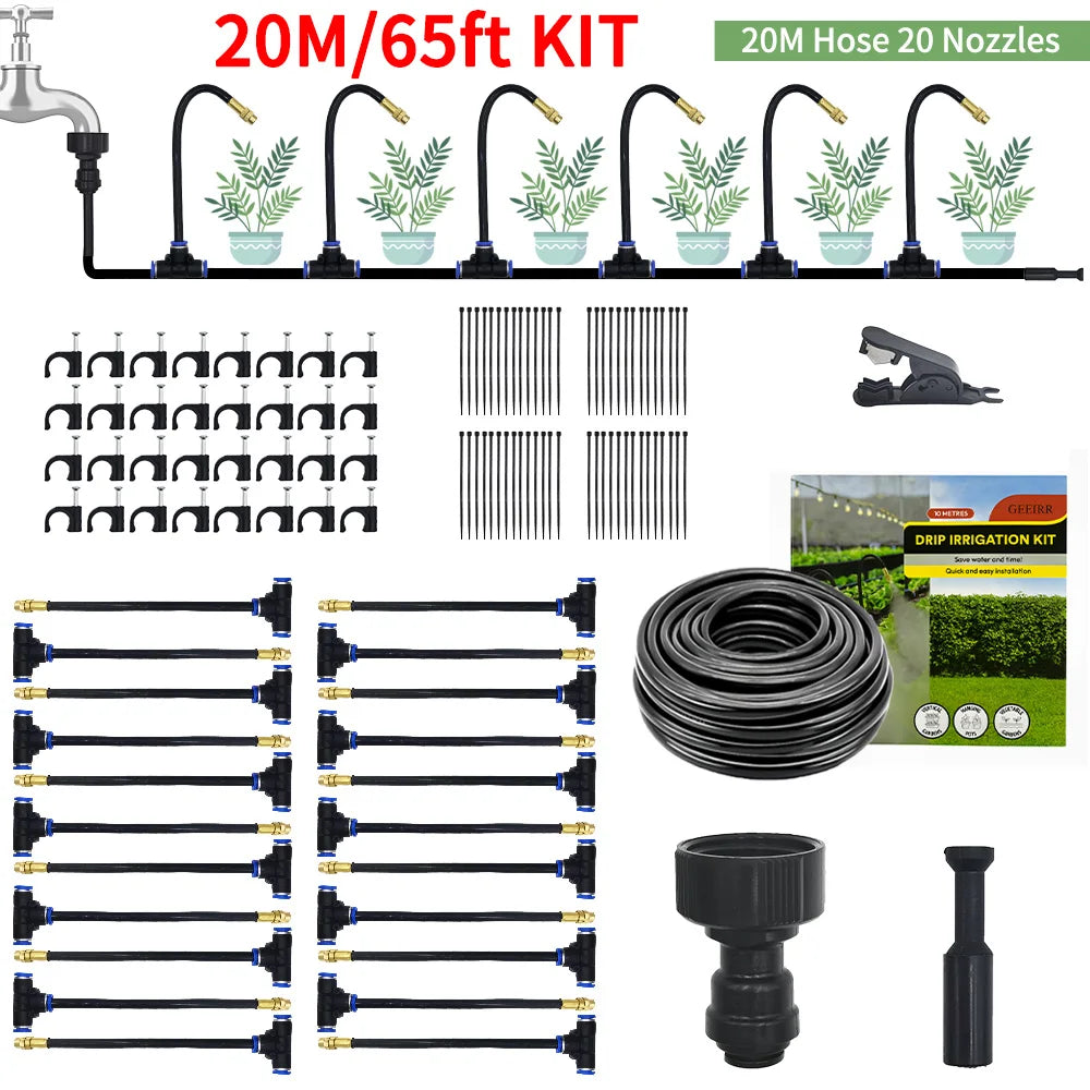 Adjustable Irrigation Spray Nozzle Kit For Gardens