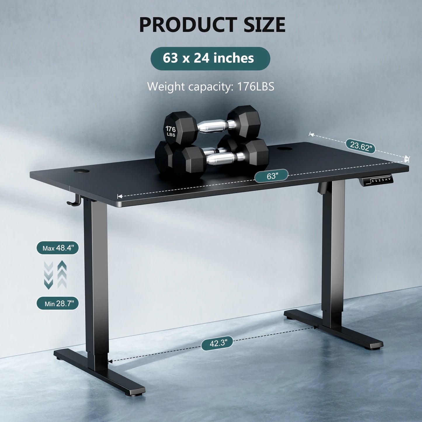Jhk Electric Standing Desk For Office
