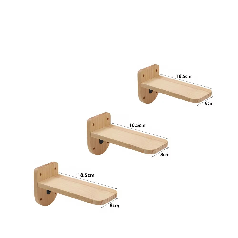 CWV Cat Wall Climbing Shelf With Sisal Scratcher