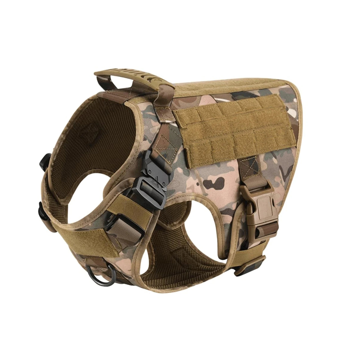 Tactical Dog Harness With Molle Pouches