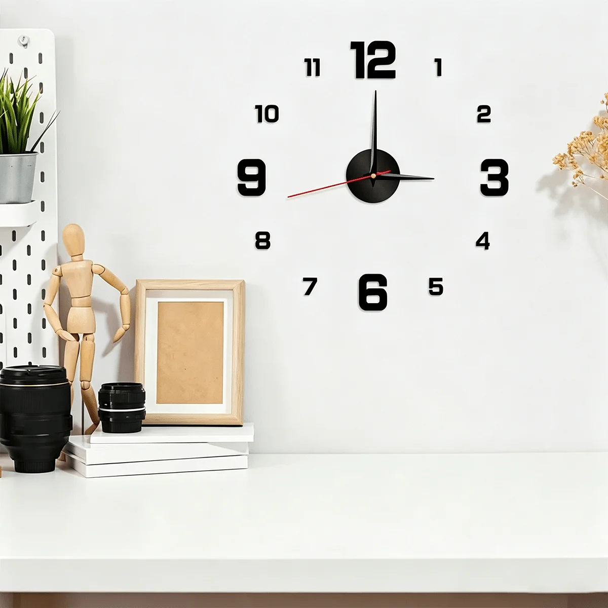 Minimalist Glow In The Dark Wall Clock