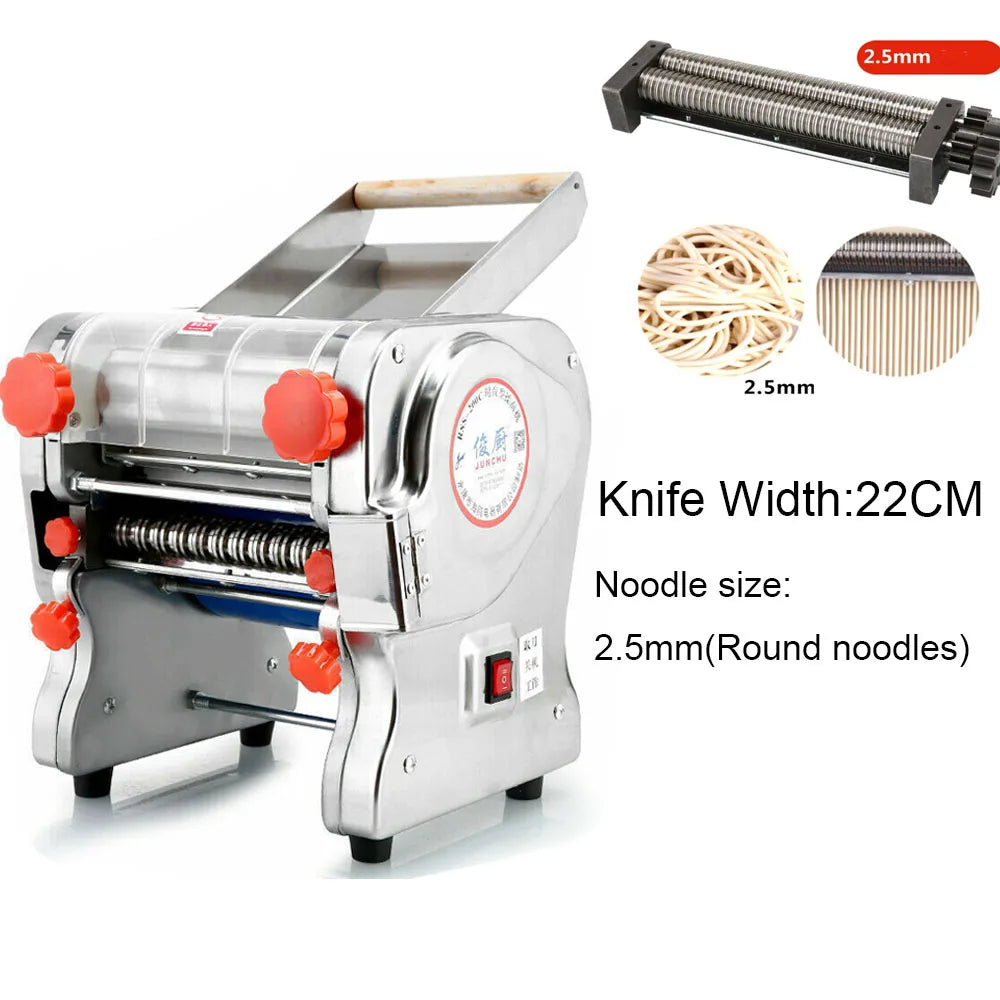 Stainless Steel Electric Pasta Maker And Noodle Machine