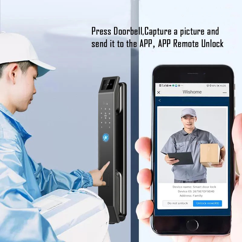 YKESDL 3D Face Recognition Biometric Door Lock