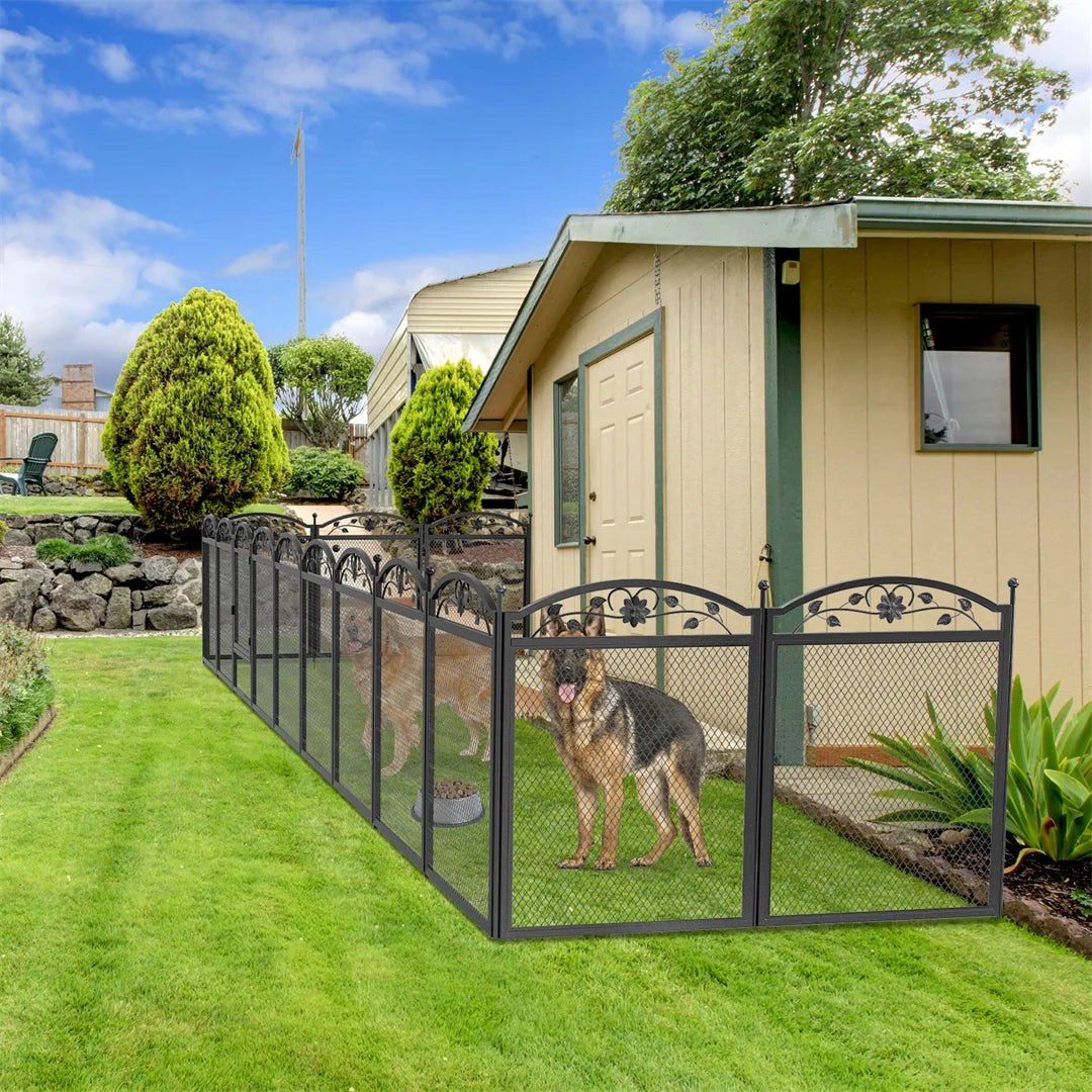 Bingopaw Heavy Duty Metal Dog Playpen With Pad