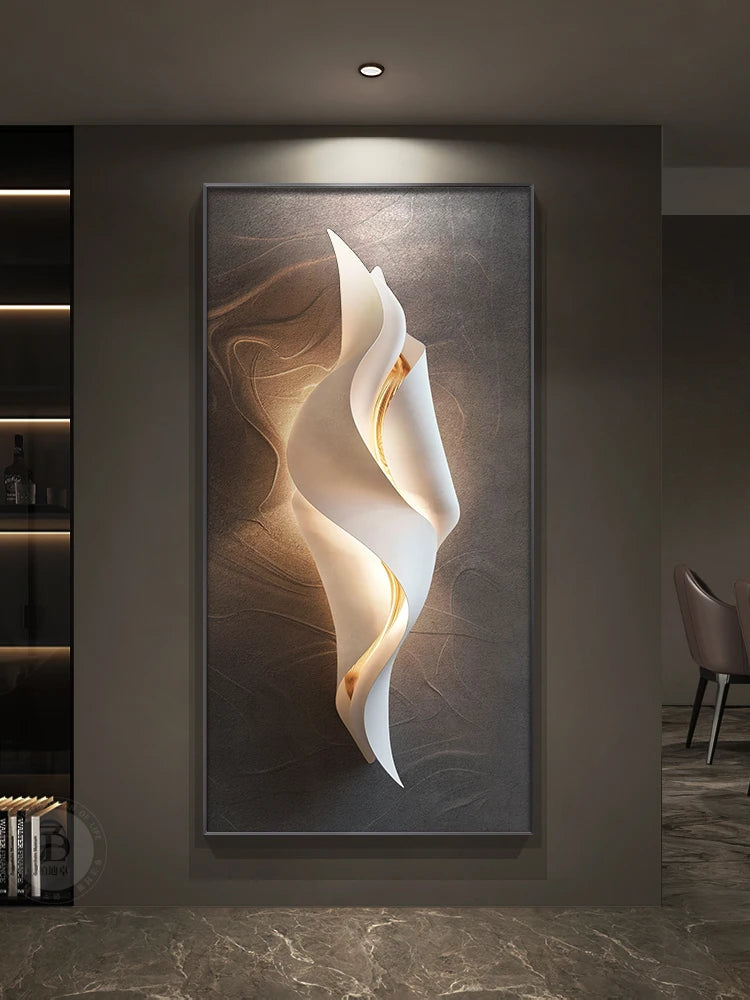 XZLUSTER Modern Crystal LED Mural Wall Lamp