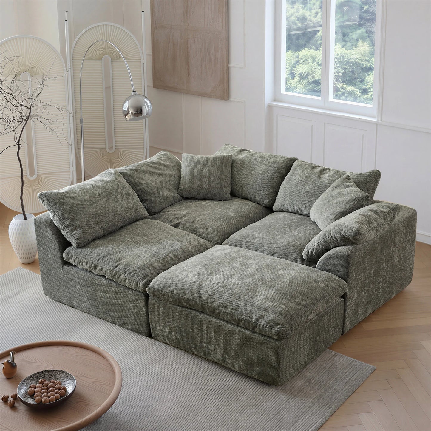 Yeflixvrau Modern Modular Sectional Sofa