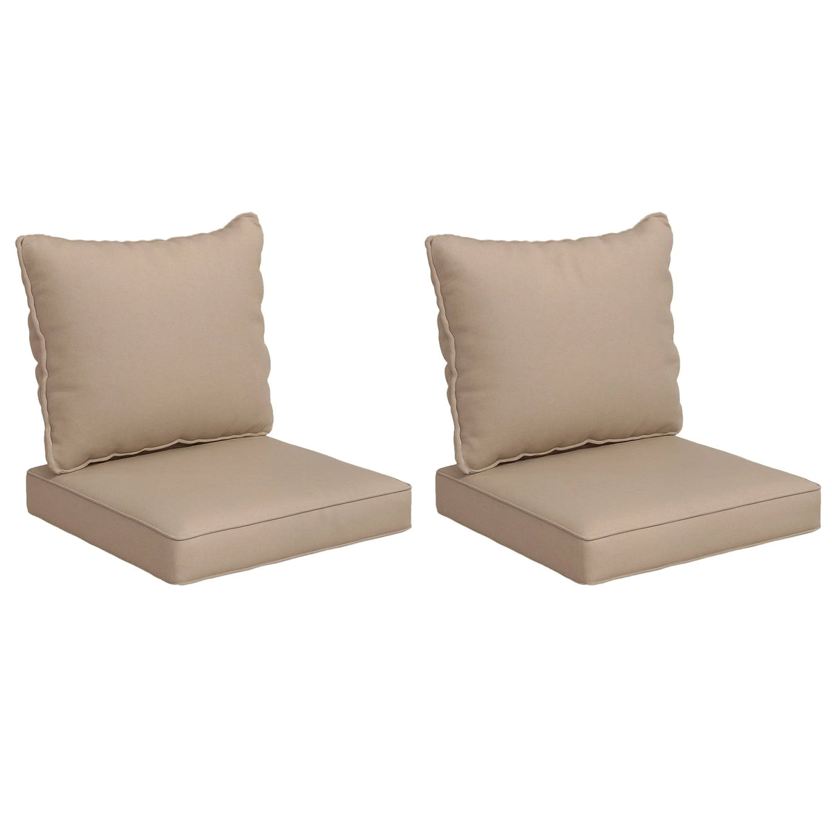 Outsunny Outdoor Chair Cushion With Backrest