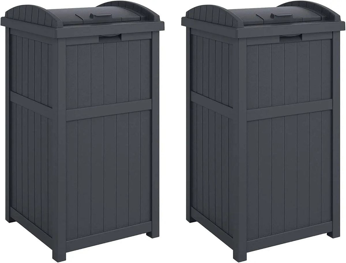 Suncast Outdoor Resin Trash Hideaway