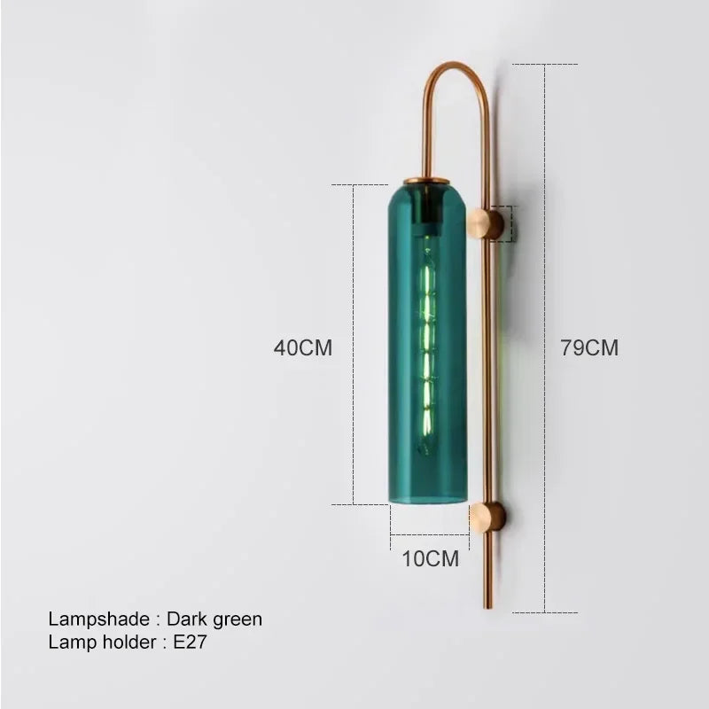 TAONUANSHU Modern Glass LED Wall Light