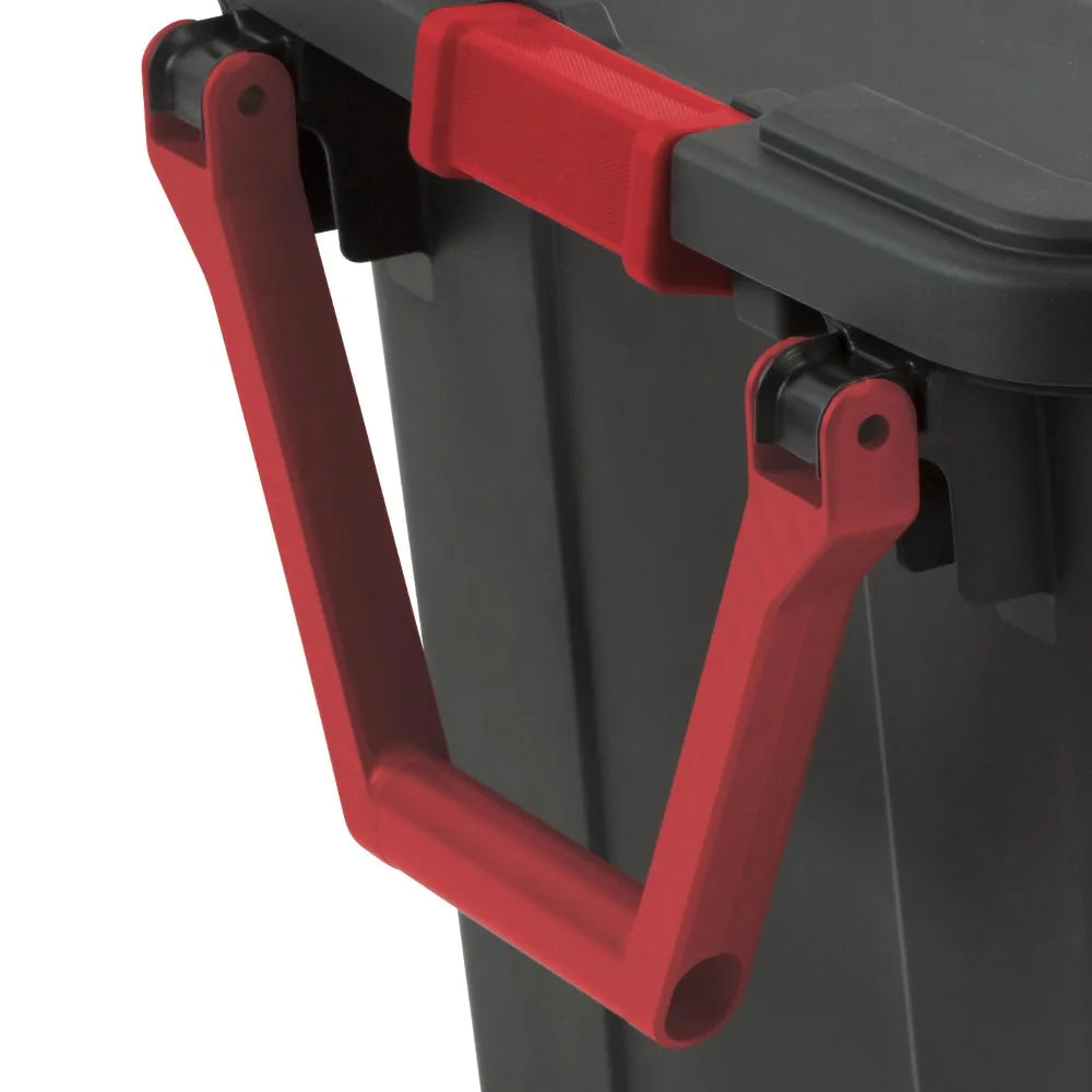 Sterilite Wheeled Plastic Industrial Storage Bin