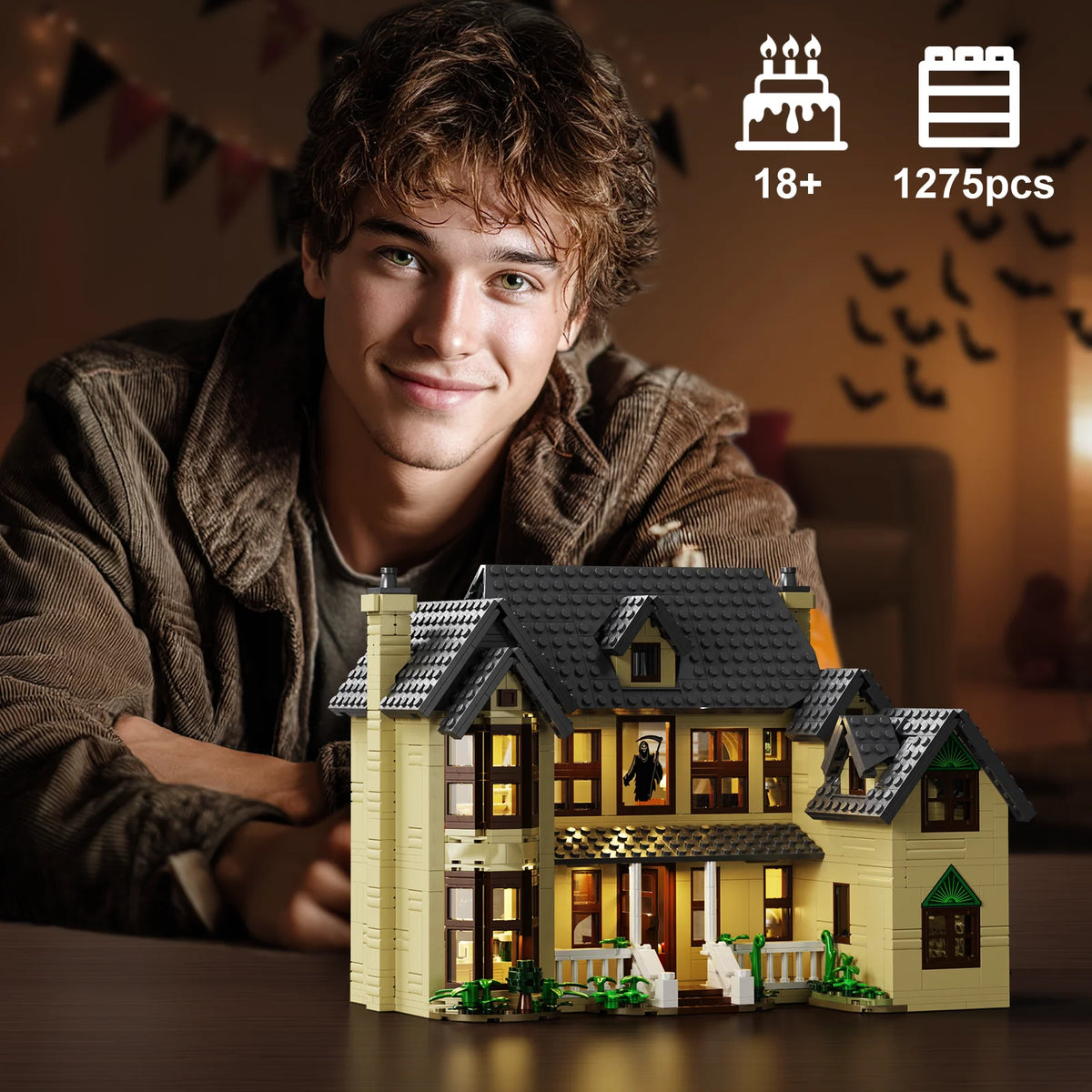 Horror Haunted House Building Block Set