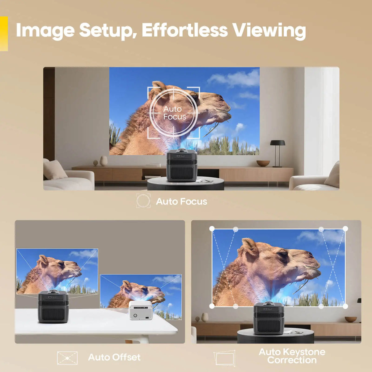 Magcubic Auto Focus Ultra Short Throw HD Projector