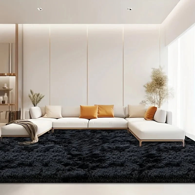 Aubusson Style Plush Area Rug for Living Room