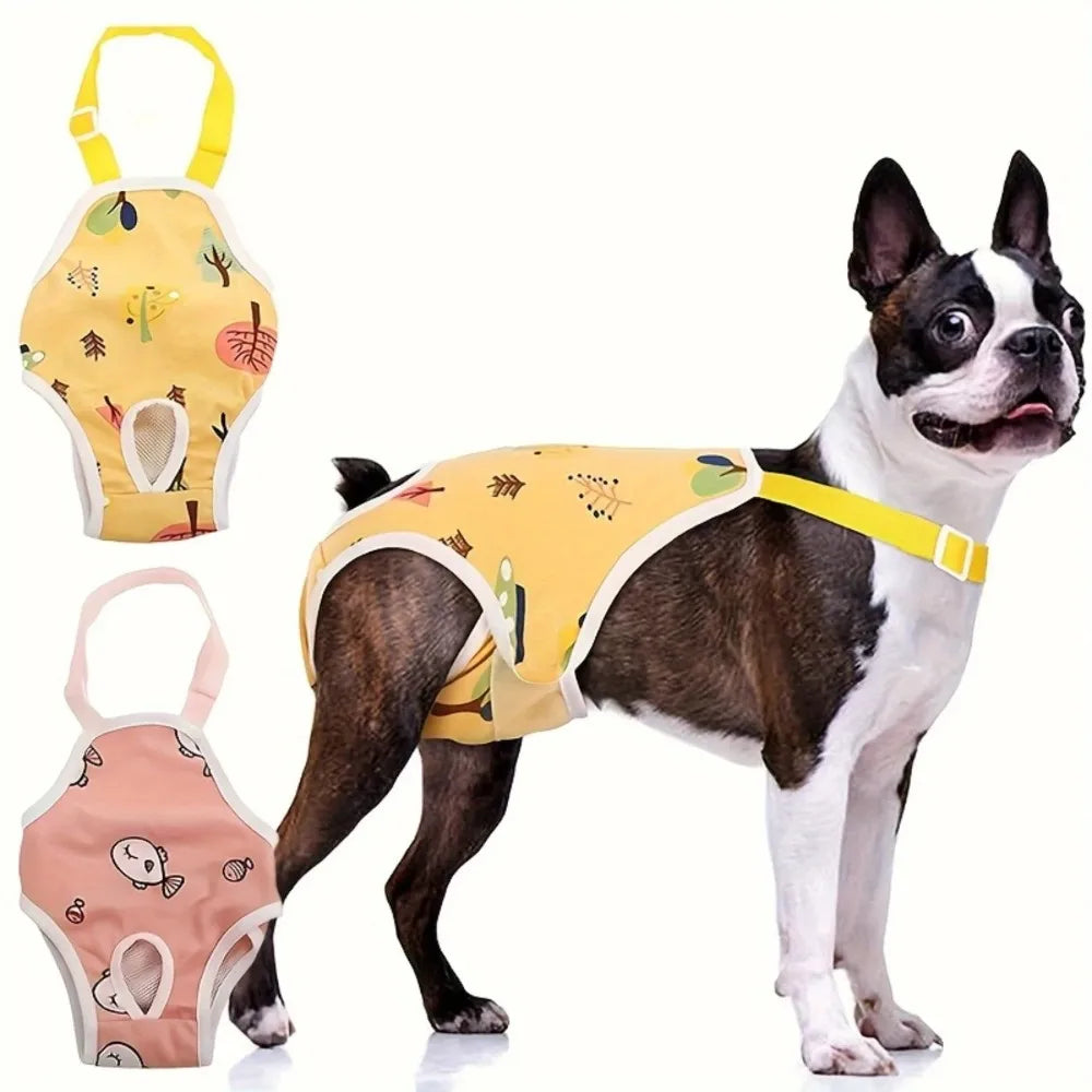 Washable Adjustable Female Dog Underwear Pants