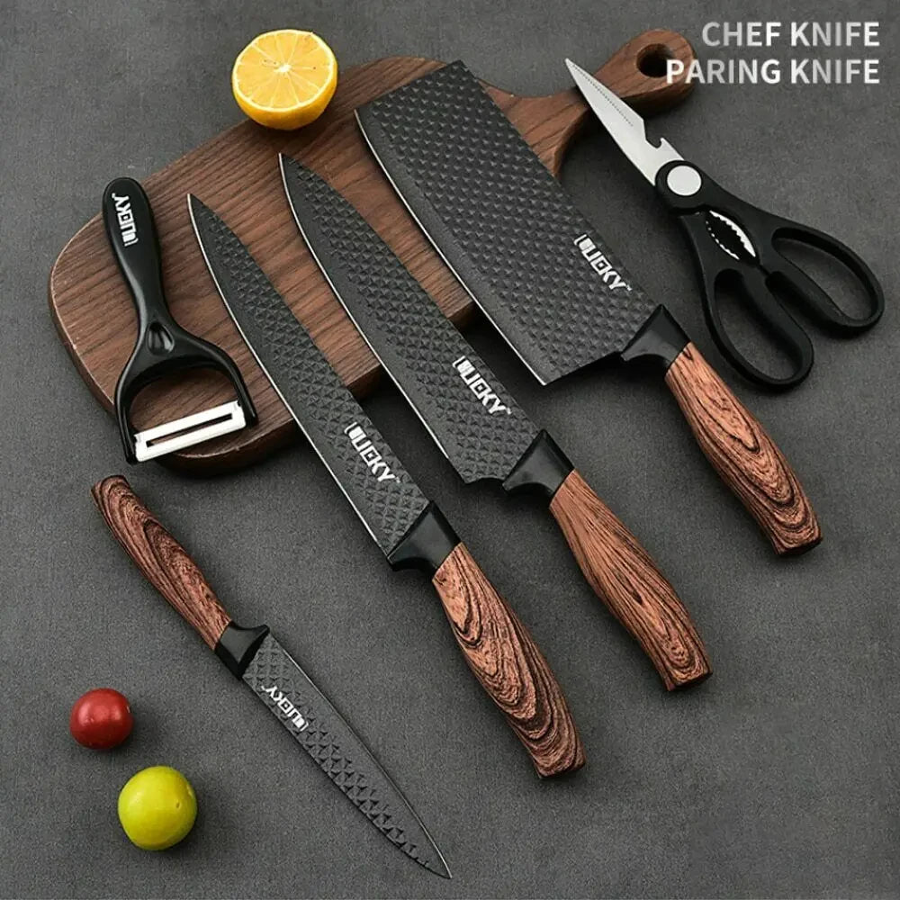 MDHAND Stainless Steel Kitchen Knife Set