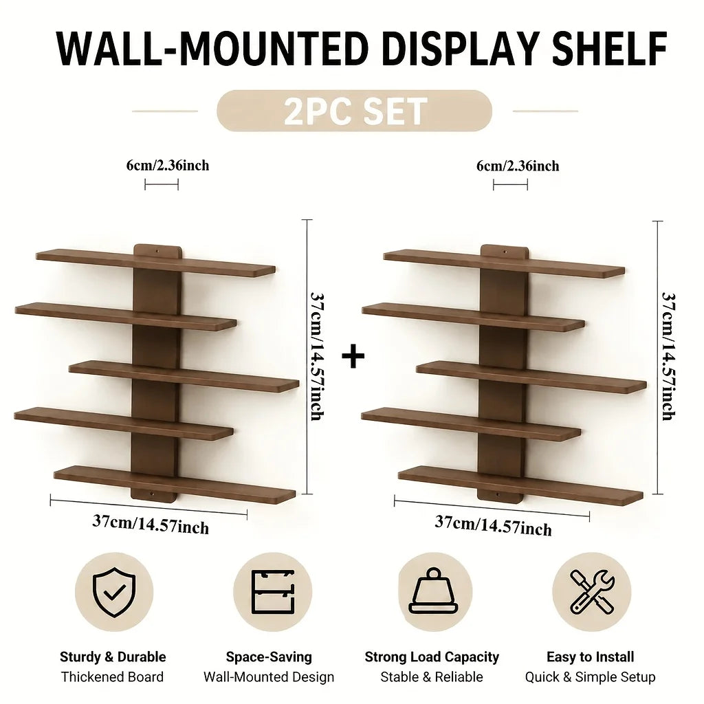Floating Wall Display Shelves for Figurines