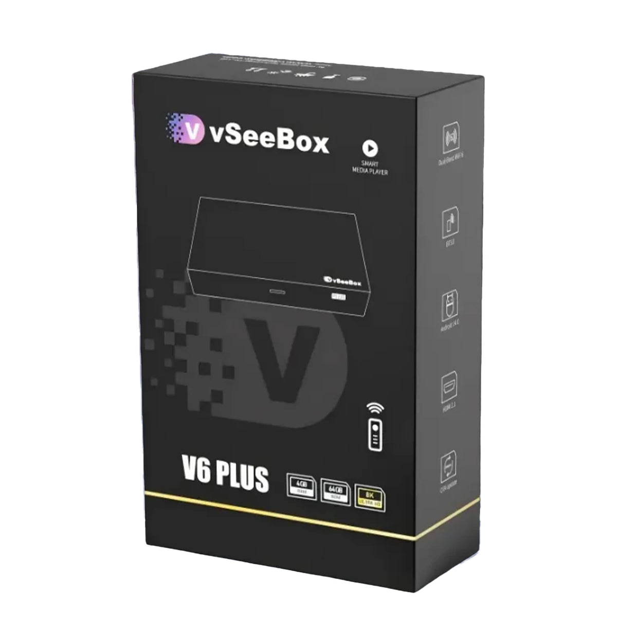 VseeBox V6 Plus 8K Android TV Box Voice Control