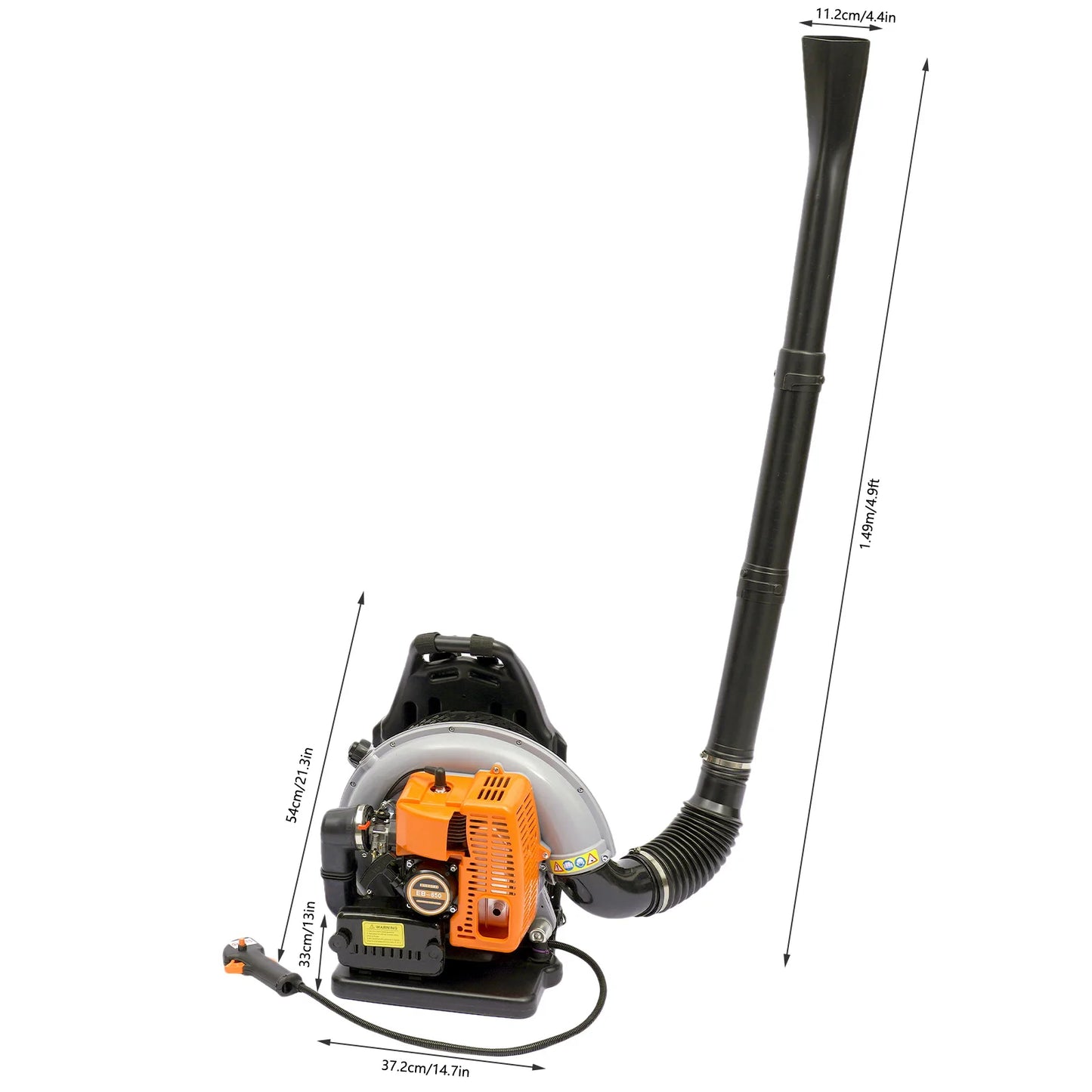 Gasoline Powered Backpack Leaf Blower For Landscaping